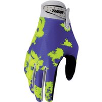 3330-8324 - Thor Launchmode Bleach Gloves XX-Large - Acid/Black/Grey/Purple