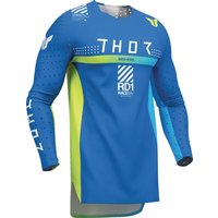Image of 2910-8379 - Thor Sportmode Synth Jersey X-Large - Blue/White/Yellow