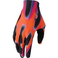 3330-8556 - Thor Sportmode Inferno Gloves Small - Black/Orange/Pink/Purple