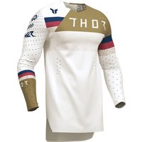 2910-8364 - Thor Sportmode League Jersey Small - Maroon/Navy/Tan/White