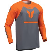 2910-8460 - Thor Ridemode Menace Jersey XX-Large - Charcoal Grey/Orange