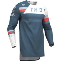 Thor Sportmode League Jersey - Blue/Light Grey/Red/White