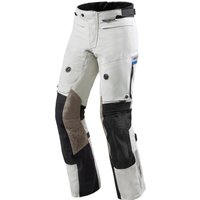 Image of Rev It Dominator 2 GTX Motorcycle Trousers XL Light Grey Black Long