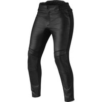 Image of Rev It Maci Ladies Leather Motorcycle Trousers 40 Black Short (UK 12)