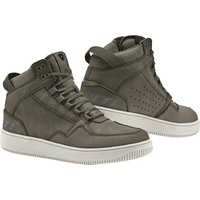 Image of Rev It Jefferson Leather Motorcycle Shoes 43 Olive Green White (UK 9.5)