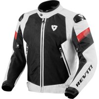 Image of Rev It Control Air H2O Motorcycle Jacket XXL White Black