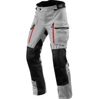 Image of Rev It Sand 4 H2O Motorcycle Trousers L Silver Black Standard