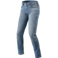 Image of Rev It Shelby Ladies Skinny Fit Light Blue Used Motorcycle Jeans (L30) (W31)