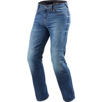 Image of Rev It Philly 2 LF Medium Blue Motorcycle Jeans (L32) (W30)