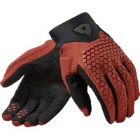 Image of Rev It Massif Motocross Gloves L Burgundy Red