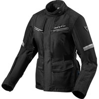 Rev It Outback 3 Ladies Motorcycle Jacket 38 Black Silver (UK 10)