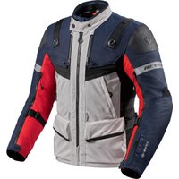 Image of Rev It Defender 3 GTX Motorcycle Jacket 3XL Red Blue