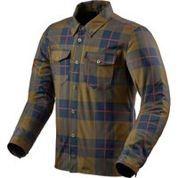Image of Rev It Bison 2 H2O Motorcycle Overshirt XL Ocher