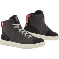 Image of Rev It Delta H2O Motorcycle Shoes 46 Black White (UK 11.5)