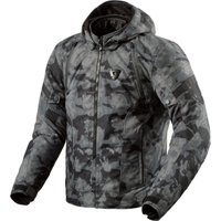 Image of Rev It Flare 3 H2O Motorcycle Jacket 3XL Camo Dark Grey