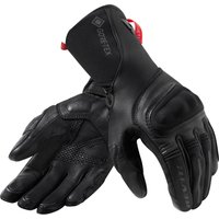Image of Rev It Lacus Gore-Tex Ladies Leather Motorcycle Gloves XL Black