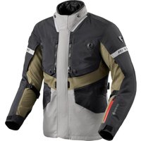 Image of Rev It Neptune 3 Gore-Tex Motorcycle Jacket XL Black Dark Green