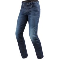 Image of Rev It Vendome 2 RF Dark Blue Used Motorcycle Jeans (L34) (W30)