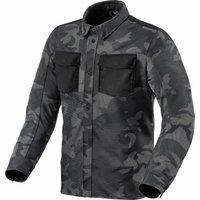 Image of Rev It Tracer Air 2 Motorcycle Overshirt S Camo Dark Grey