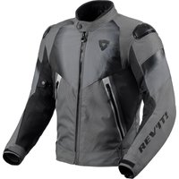 Image of Rev It Control H2O Motorcycle Jacket XL Grey Black