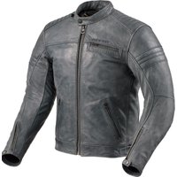 Image of Rev It Restless Leather Motorcycle Jacket 56 Blue (UK 46)