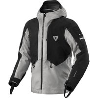 Image of Rev It Tectonic H2O Motorcycle Jacket S Black Light Grey