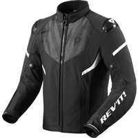 Image of Rev It Hyperspeed 2 H2O Motorcycle Jacket 3XL Black White