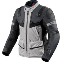 Image of Rev It Defender 3 GTX Motorcycle Jacket XXL Silver Anthracite