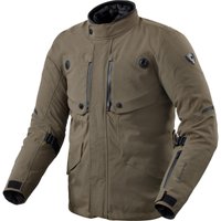 Image of Rev It Trench 2 Gore-Tex Motorcycle Jacket XL Black Olive
