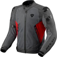 Image of Rev It Control Air H2O Motorcycle Jacket 3XL Grey Red