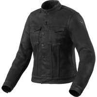 Image of Rev It Trucker Ladies Motorcycle Jacket L Black