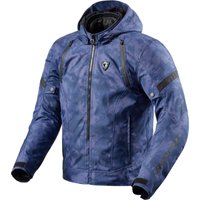 Image of Rev It Flare 3 H2O Motorcycle Jacket L Camo Blue