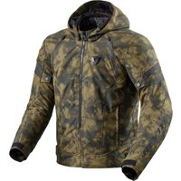 Rev It Flare 3 H2O Motorcycle Jacket 3XL Camo Dark Green