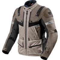 Image of Rev It Defender 3 GTX Motorcycle Jacket 3XL Sand Black