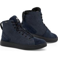 Image of Rev It Delta H2O Motorcycle Shoes 42 Dark Blue Black (UK 8.5)