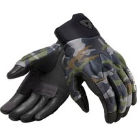 Image of Rev It Spectrum Motorcycle Gloves XXL Camo Dark Green