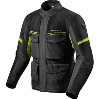 Rev It Outback 3 Motorcycle Jacket 3XL Black Neon Yellow