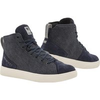 Rev It Delta H2O Motorcycle Shoes 42 Dark Blue White (UK 8.5)