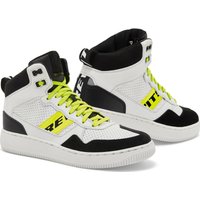 Image of Rev It Pacer Motorcycle Shoes 45 White Neon Yellow (UK 11)