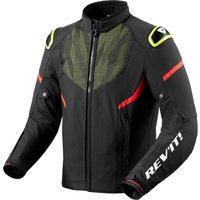 Image of Rev It Hyperspeed 2 H2O Motorcycle Jacket S Black Neon Yellow