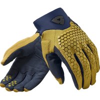 Image of Rev It Massif Motocross Gloves M Ocher Yellow