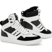Image of Rev It Pacer Motorcycle Shoes 42 White Black (UK 8.5)