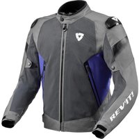 Image of Rev It Control Air H2O Motorcycle Jacket XXL Grey Blue