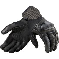 Image of Rev It Metric Motorcycle Gloves XS Black Anthracite