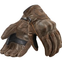 Image of Rev It Palmer Leather Motorcycle Gloves XXL Brown