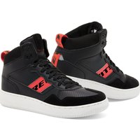 Rev It Pacer Motorcycle Shoes 42 Black Neon Red (UK 8.5)