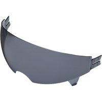 Black Classic Open Face Helmet Internal Visor Dark Smoke