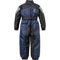 Black Kids FastTrack Race Suit M Black Blue