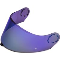 Black Optimus II Pinlock Ready Visor Iridium Blue