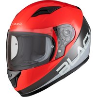 Black FastTrack Control Kids Motorcycle Helmet M Red Grey